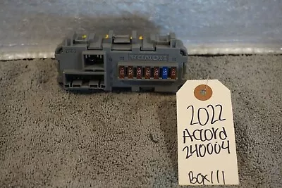 18-22 Honda Accord 2022 Interior Fuse Relay Junction Box • $29.99