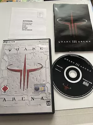 Quake III 3 Arena PC Game Complete With Manual Id Software + Code • £12.99