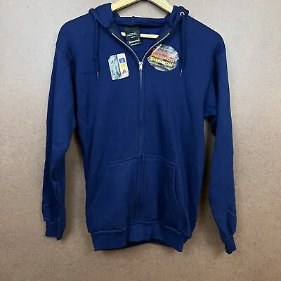 VTG 80s Deadstock Steinwurtzel American Tae Kwon Do Full-Zip Hoodie Navy USA S • $30