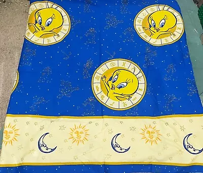 VINTAGE TWEETY BIRD 1998 Quilt Cover SINGLE Bed (COVER ONLY) CELESTIAL SUN MOON • $25.66