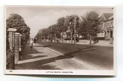 Charlton - Little Heath Road Houses - C1940's London Real Photo Postcard • £1.99