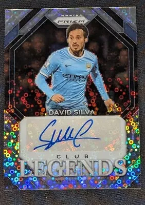 2023-24 Panini Prizm EPL David Silva Legends Disco Auto Manchester City  • $6.50