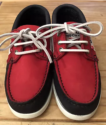 DANIEL HECHTER Leather Boat Shoes Women UK Size 4 EUR 37 • £10