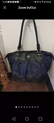 Simply Vera Wang Blue & Black Camo Tote • $28