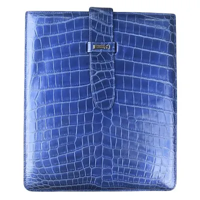 New Zilli Ipad Case 100% Leather Crocodile Zba19 • $1755