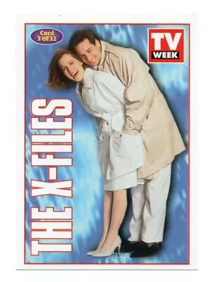 Vintage TV Week Card #3 The X-Files - Mint - Art • $2.50