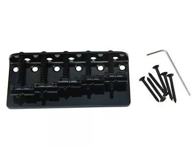 Black 5 String Electric Jazz J Bass Or Precision P Bass Guitar Bridge • $9.99