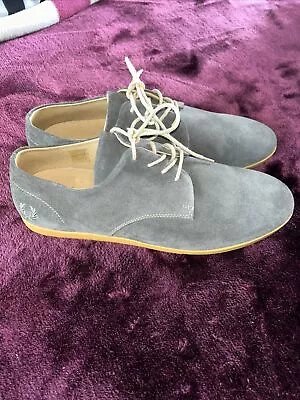 Men’s Fred Perry Grey Suede Shoes Size 11  • £18