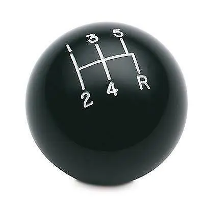 5 Speed Shifter Shift Knob BLACK - 12mm X 1.75 For 1983-2004 Mustang • $42.25