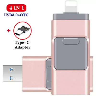 256GB USB I Flash Drive 2TB 64G Storage Memory Stick For IPhone IPad IOS Android • $15.43