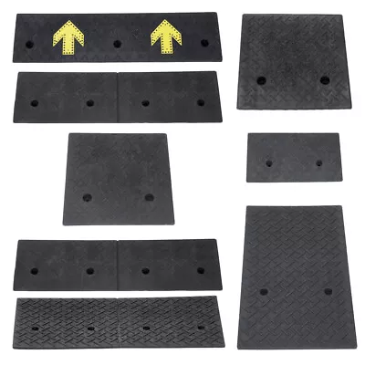 1/ X Heavy Duty Wheelchair Kerb Ramps Driveway Threshold Access Ramp Rubber Ramp • £22.95