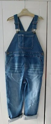 £1.04 • Buy NEXT Stretch Denim Dungarees Age 5-6