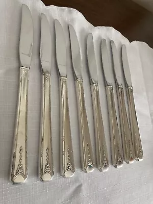 Vintage Silverware Community Plate Set Of 8 Dinner Knives Butter Knives • $15