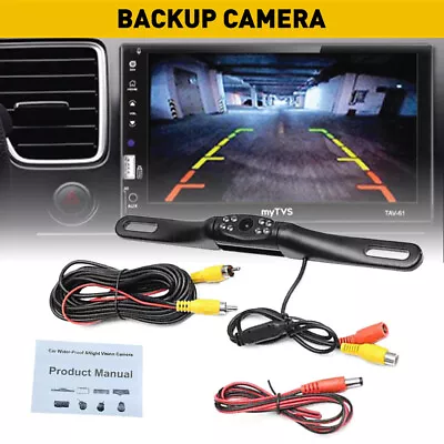 Universal Backup 8-LED Camera Rear Reverse View Vision Parking Night 45°-170° US • $17.99