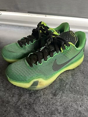 Nike Kobe 10 Vino Poison Green Shoes Size US 8 Basketball 705317-005 • $250