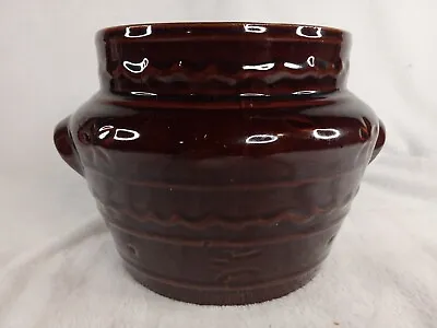 Vintage Mar-Crest Daisy & Dot Oven Proof Stoneware Bean Pot Made In U.S.A. • $9.99