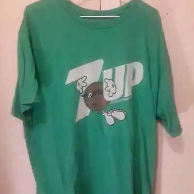 Shirt 7-Up Spot The Dot Green Men's Xl T-shirt • $9