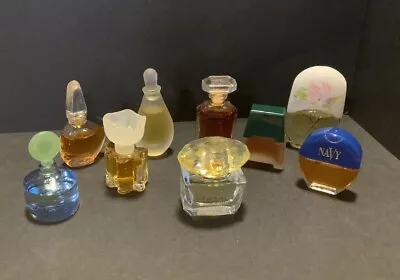 Vintage Mini Perfume Bottle Lot Of 9 Versace Oscar De La Renta Halstone… • $30