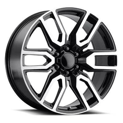 22  Voxx Replica DNNZH Gloss Black Machined Face Wheel 22x9 6x5.5 31mm Rim • $358