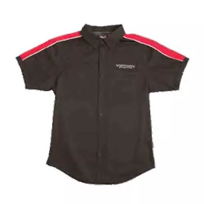 Victory Motorcycle New OEM Men's Black & Red Dealer Pit Shirt Small 286359802 • $17.94