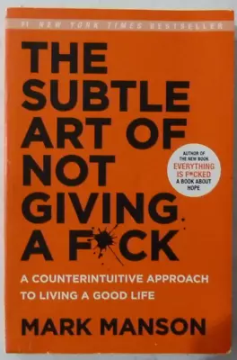 $12 • Buy The Subtle Art Of Not Giving A F*ck: By Mark Manson