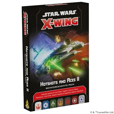 Part II Hotshots And Aces Reinforcements Pack Star Wars X-Wing 2.0 FFG • $22.15