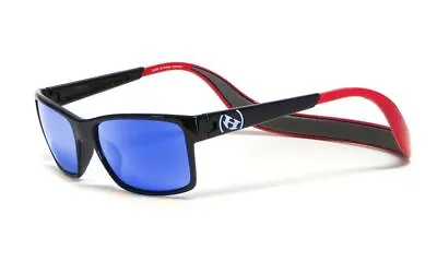 Hoven Eyewear MONIX In Black / Red With Gloss Grey & Sky Blue Polarized • $146.93