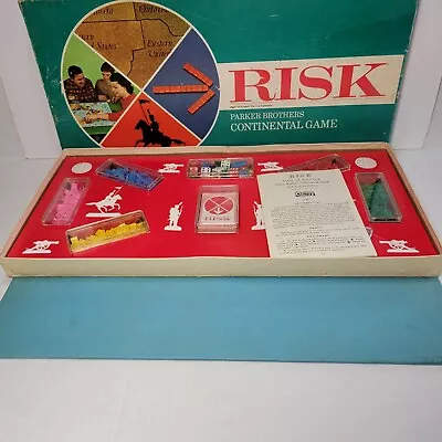 Risk Parker Brothers Continental Board Game - VINTAGE 1968  • $24.99