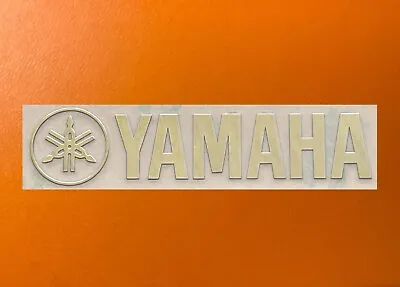 1 Pcs YAMAHA Golden Color Mirror Sticker Logo Decal Badge 2  Wide • $4.99