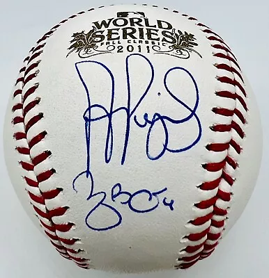 Cardinals Albert Pujols Yadier Molina Signed 2011 WS Baseball Beckett Witnessed • $798.79