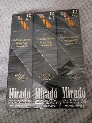 Vintage Sealed 6 Dozen 12ct Boxes 72 Mirado No 2 Cedar Pencils USA#02098 • $20