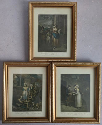 £40 • Buy Framed Cries Of London Prints By Francis Wheatley X 3