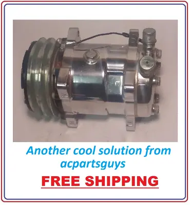 NEW OEM SANDEN AC Compressor SD7H15 VINTAGE AIR WITH COVER 19193654 4480 4661 • $299.99