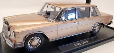 KK Scale 1/18 Scale KKDC180603 - 1963 Mercedes-Benz 600 SWB (W100) - Gold • £109.99