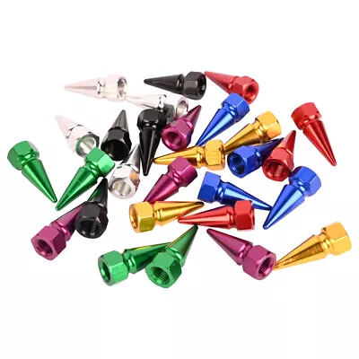 7 Color Metal Spike Wheel Valve Stem Tire Caps For Car/Bike/Truck Dust Cover • $2.69