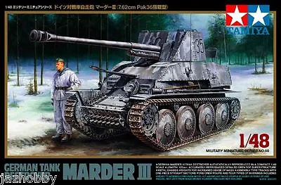 $18.90 • Buy Tamiya 32560 1/48 Scale Model Kit WWII German Tank Destroyer Marder III