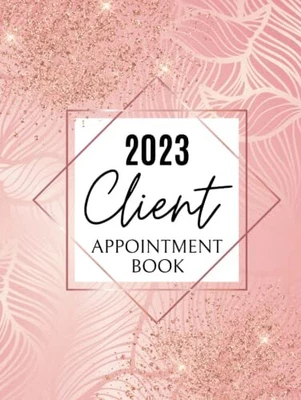 £17.33 • Buy 2023 Client Appointment Book Dated Daily Planner & Scheduler Diary For Beauty...