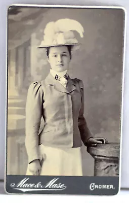 Elegantly Dressed  Victorian Lady Named Winifred 1 X CDV Card 1880-1900's • £2.20