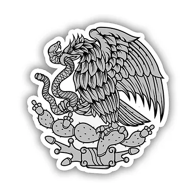 Mexican Coat Of Arms Sticker Decal MX Mexico Flag Car Window Truck Auto Laptop • $3.95