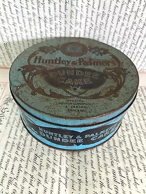 Vintage Rare Huntley & Palmers Dundee Cake Biscuits Tin Made In England • $40