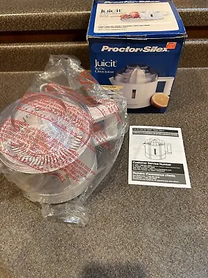 Proctor Silex Juicit Citrus Juicer White 66100R Vintage • $19.99