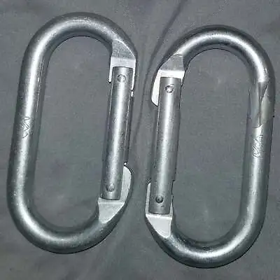 2 Vintage REI Carabiners Classic Lead Top Rope Trad Sport Climbing Carabiner • $27.16