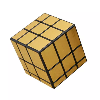 3x3 Mirror Block Magic Puzzle Cube Gold Sticker Birthday Developmental Toys Boy • $9.99