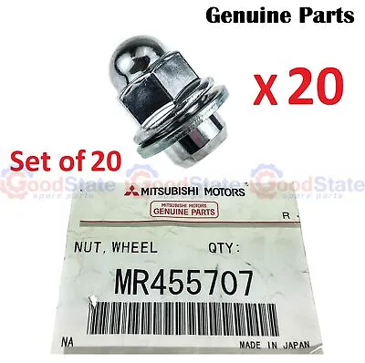 $121.40 • Buy Genuine MITSUBISHI Magna Verada 380 FTO GTO Shank Washer Alloy Wheel Nut Set 20