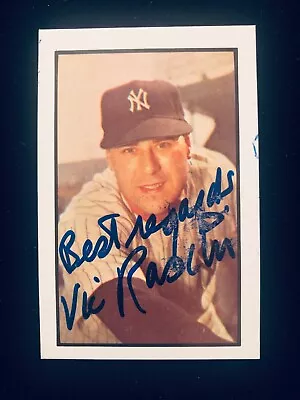 Bowman Collector Series 1983 Reprint Card #27 Vic Raschi Signed • $7.99