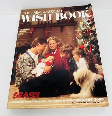 Vintage 1989 Sears Christmas Holiday Wish Book Toy Shopping Catalog 670 Pages • $44.95