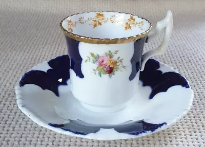 Coalport Batwing Y2665 Demitasse Cup & Saucer • £4.99