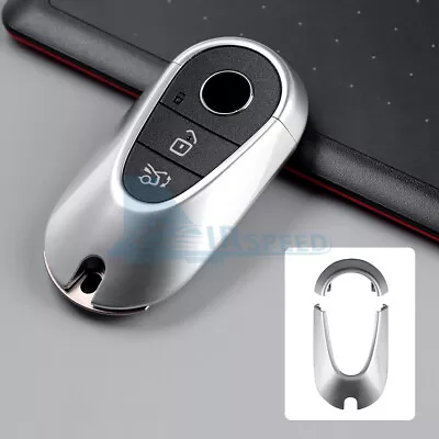 Original Car Key Shell Silver For Mercedes Benz C S Class W206 W223 S580 2022-UP • $34.99