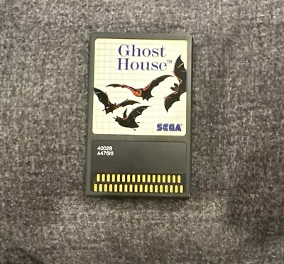 Ghost House The Sega Card Sega Master System ~ Works Great! ~ Fast Shipping! • $28.99