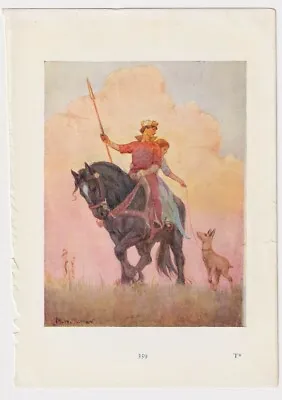 Vintage Coloured Plate By Margaret W. Tarrant 1922 From Fairy Tales Edited... • $68.48